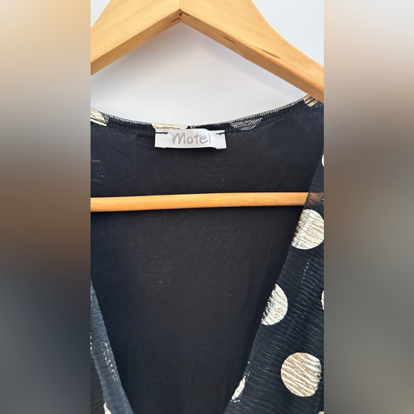 Long sleeve polkadot dress, made in Italy - Picture 5 of 6